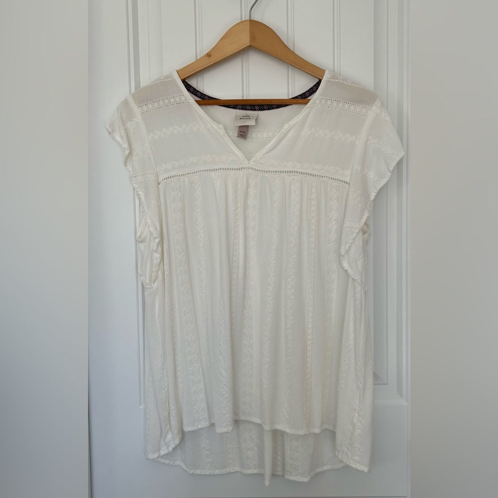 XXL Knox Rose White Shirt